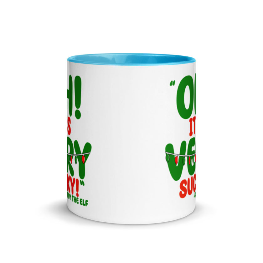 Oh, its VERY sucky! -Buddy the Elf, Elf Mug with Color Inside - Image 11