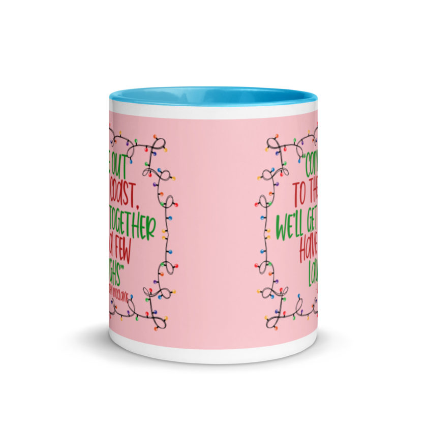 Come out to the cost. We'll get together, have a few laughs... -John Mcclane,  Die Hard Mug with Color Inside - Image 12