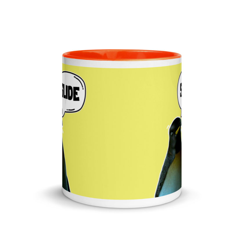 Slide - Penguin Fight Club Mug with Color Inside - Image 9
