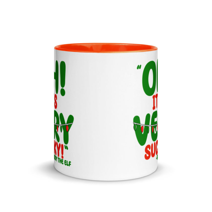 Oh, its VERY sucky! -Buddy the Elf, Elf Mug with Color Inside - Image 8