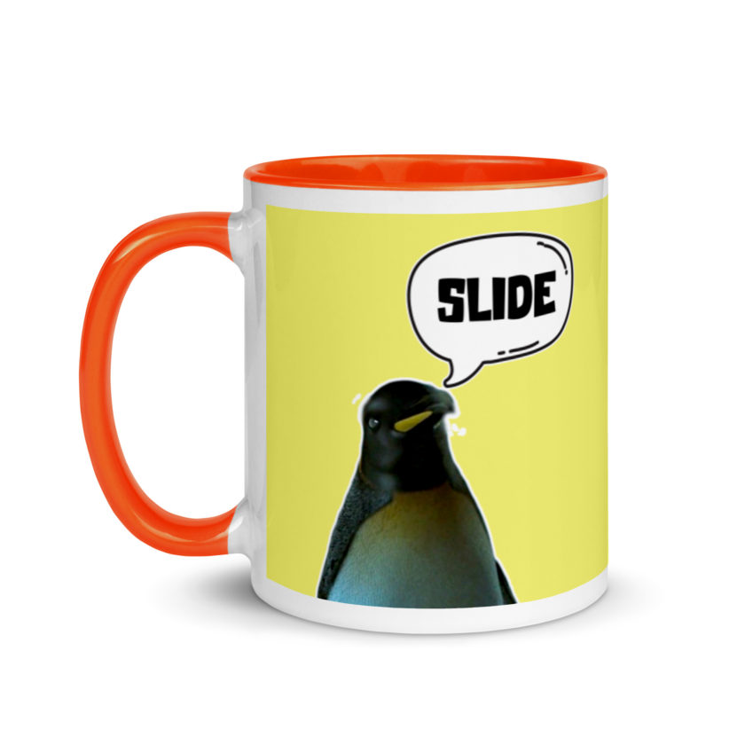Slide - Penguin Fight Club Mug with Color Inside - Image 10