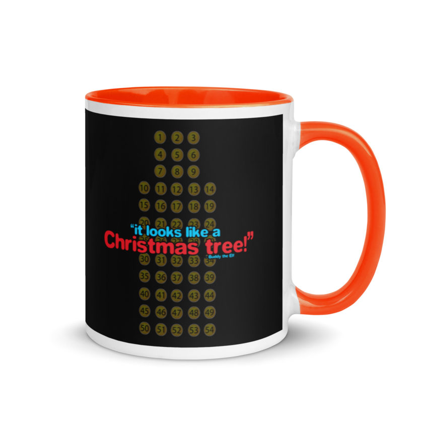 It looks like a Christmas tree! -Buddy the Elf, Elf Mug with Color Inside - Image 7