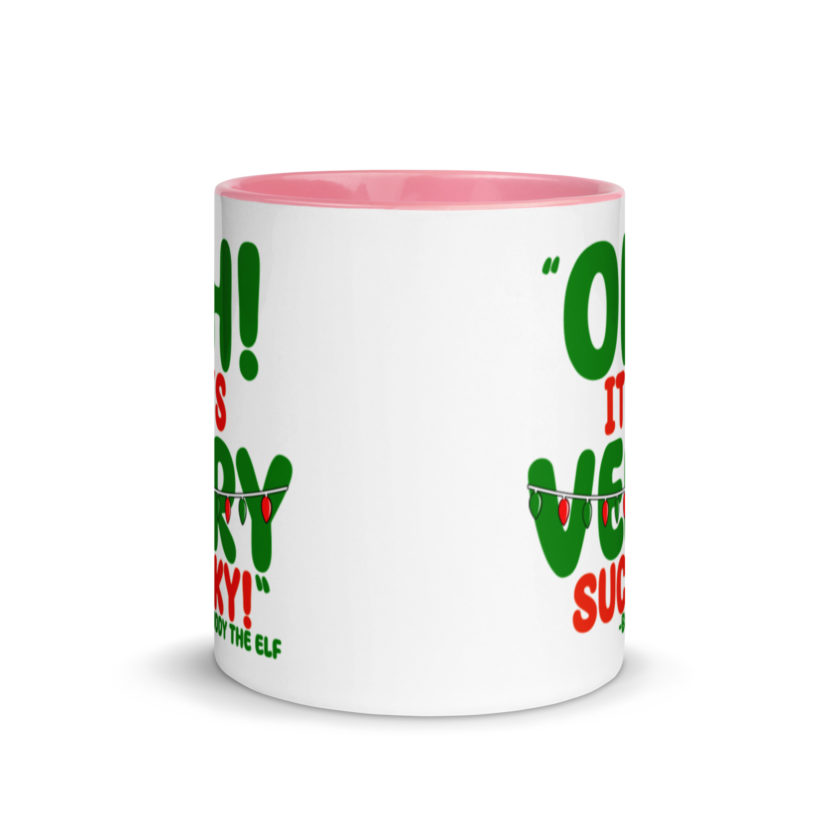 Oh, its VERY sucky! -Buddy the Elf, Elf Mug with Color Inside - Image 14