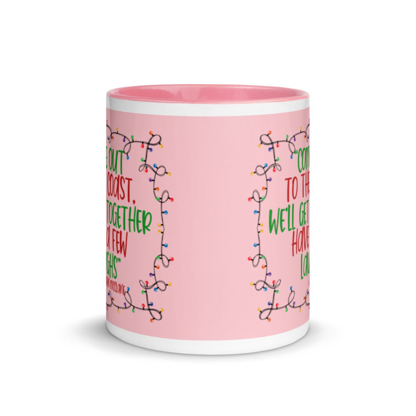 Come out to the cost. We'll get together, have a few laughs... -John Mcclane,  Die Hard Mug with Color Inside - Image 15