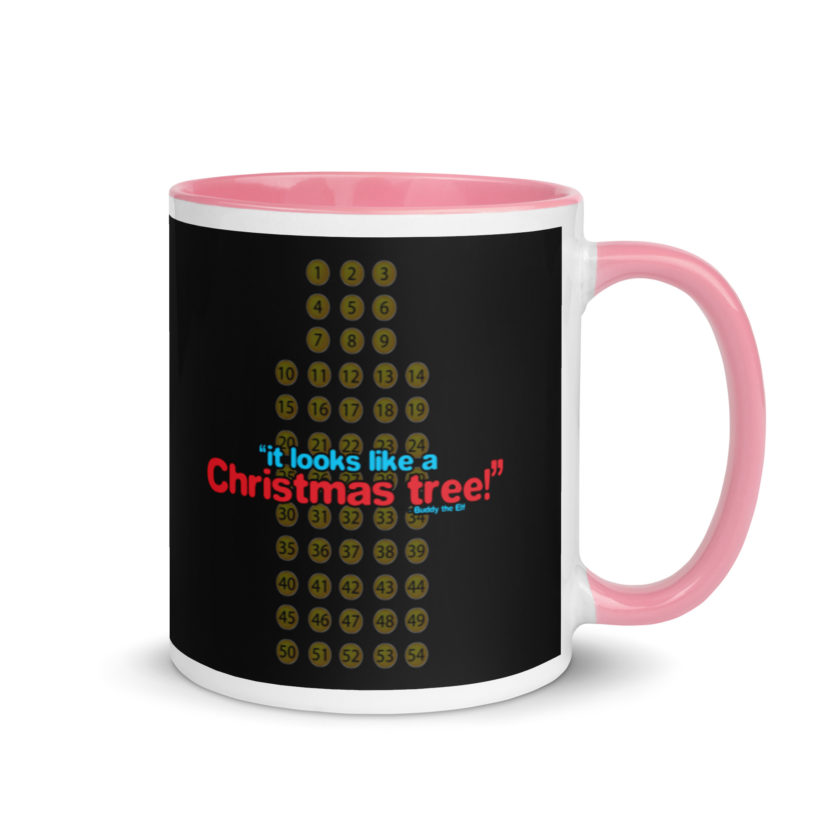 It looks like a Christmas tree! -Buddy the Elf, Elf Mug with Color Inside - Image 13