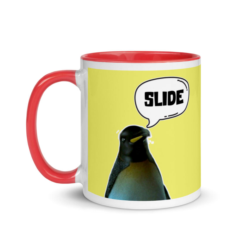 Slide - Penguin Fight Club Mug with Color Inside - Image 7