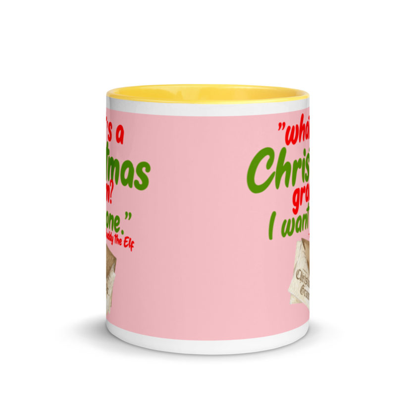 What's a Christmas gram? I want one -Buddy the Elf, Elf Mug with Color Inside - Image 17