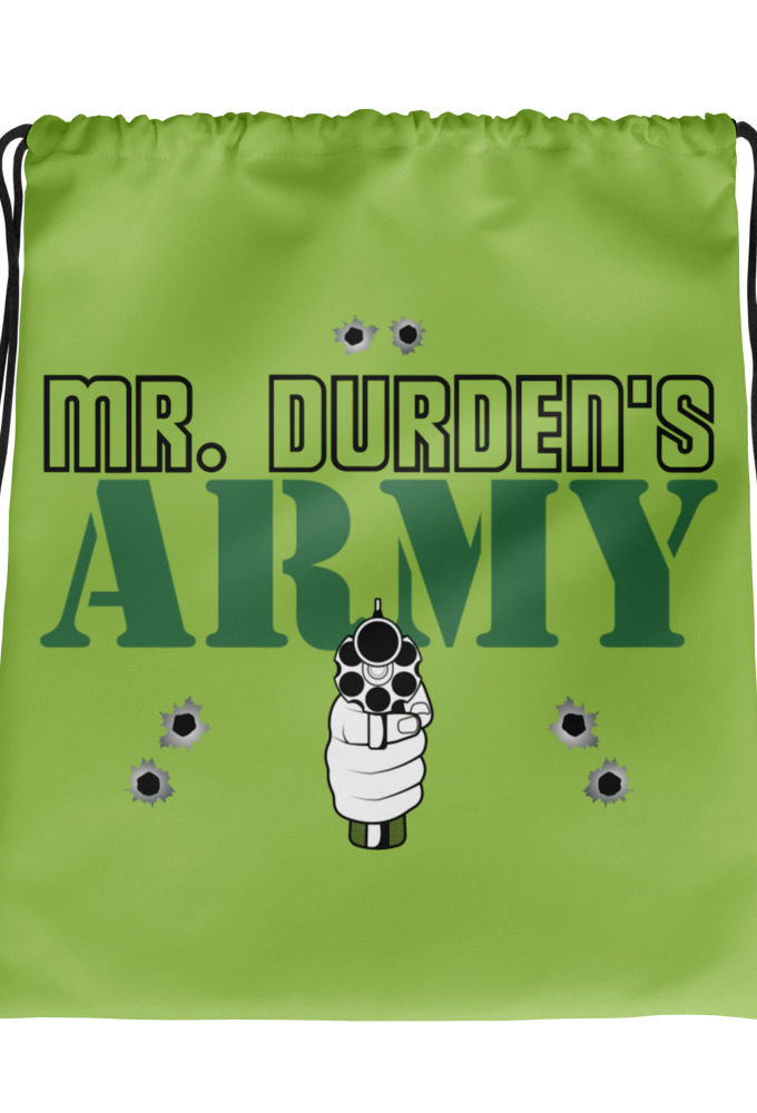 Mr. Durden's Army -Fight Club Drawstring bag