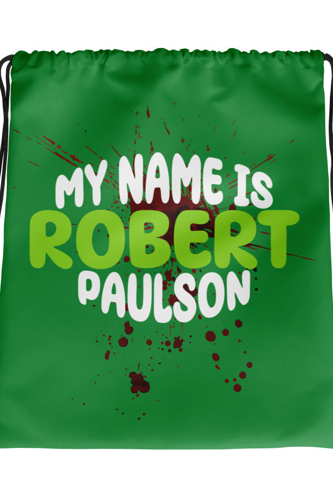 My name is Robert Paulson -Fight Club Drawstring bag