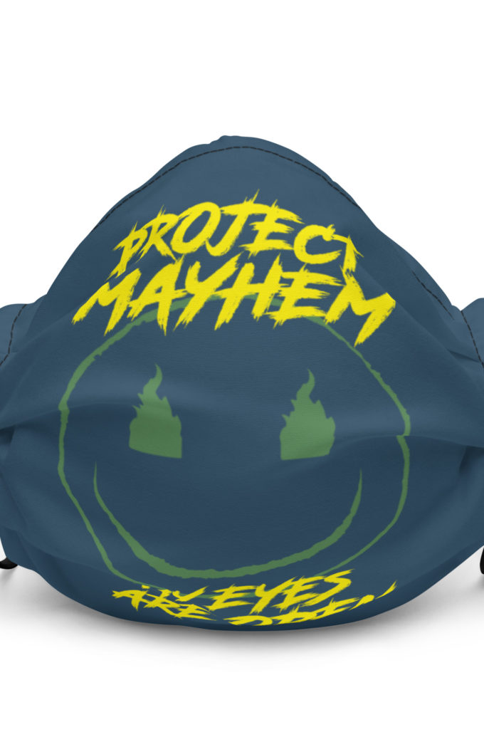 Project Mayhem My Eyes Are Open  -Fight Club Premium face mask