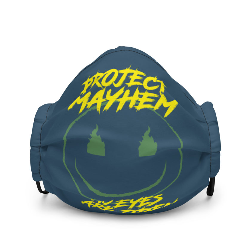 Project Mayhem My Eyes Are Open  -Fight Club Premium face mask