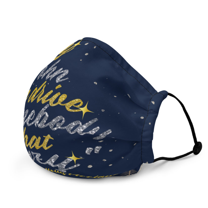 "Only John Can Drive Somebody That Crazy." -Holly Mcclane, Die Hard Premium face mask - Image 3