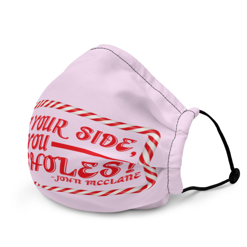 I'm on your side, you assholes! -John Mcclane, Die Hard Premium face mask - Image 3