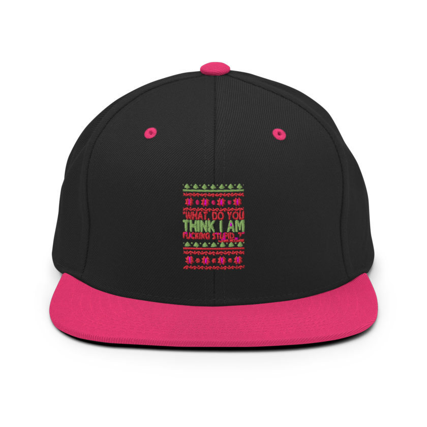 What, do you think I am fucking stupid...? -John Mcclane, Die Hard Snapback Hat - Image 5