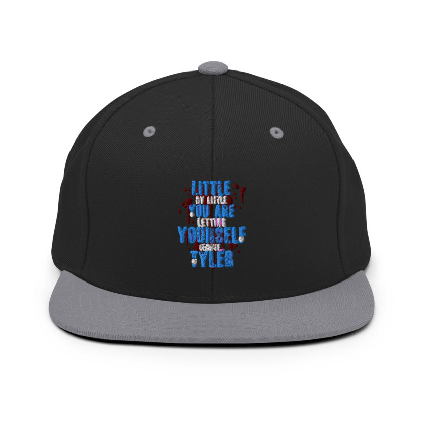 Little by little you are letting yourself become...Tyler Durden - Fight Club  Snapback Hat - Image 7