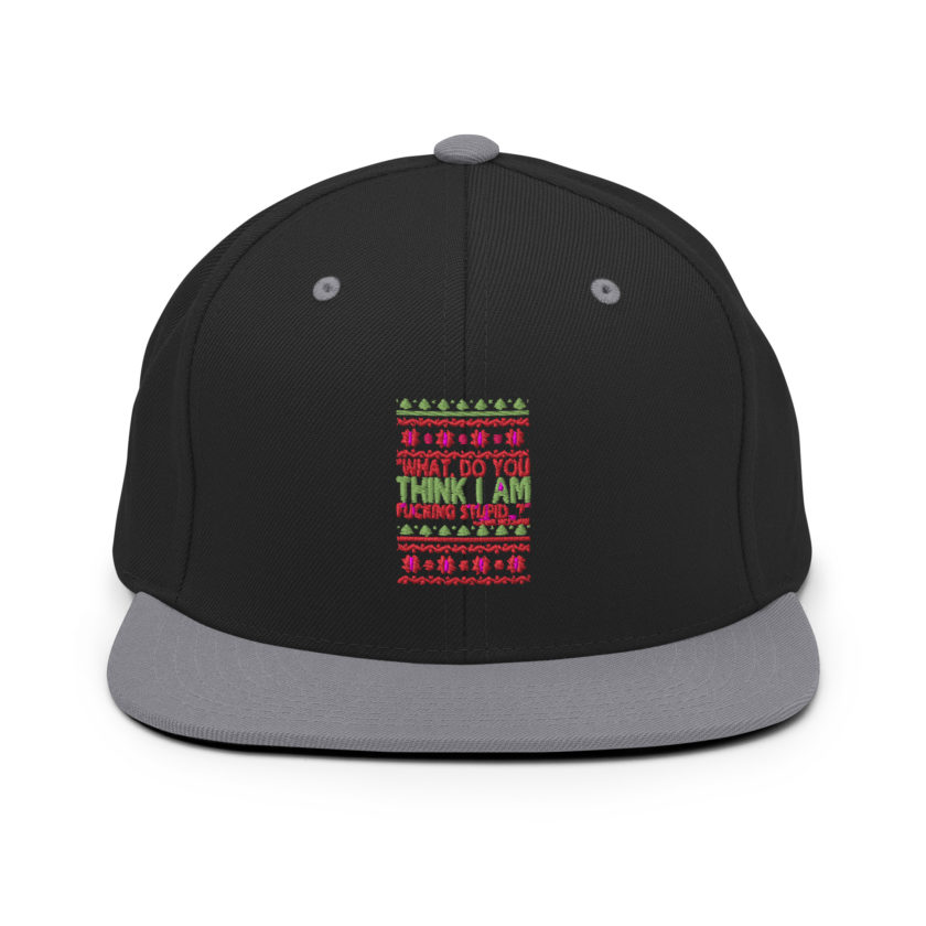 What, do you think I am fucking stupid...? -John Mcclane, Die Hard Snapback Hat - Image 7