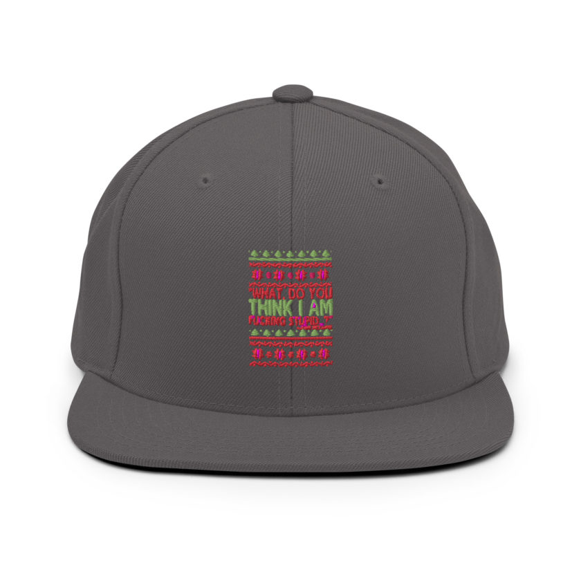 What, do you think I am fucking stupid...? -John Mcclane, Die Hard Snapback Hat - Image 14