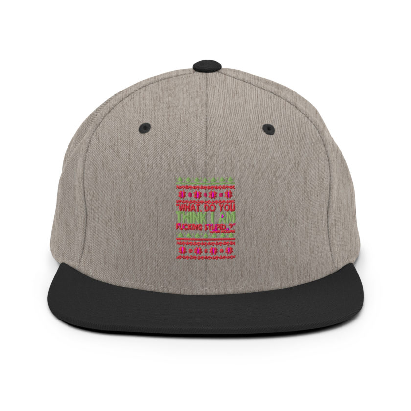What, do you think I am fucking stupid...? -John Mcclane, Die Hard Snapback Hat - Image 16