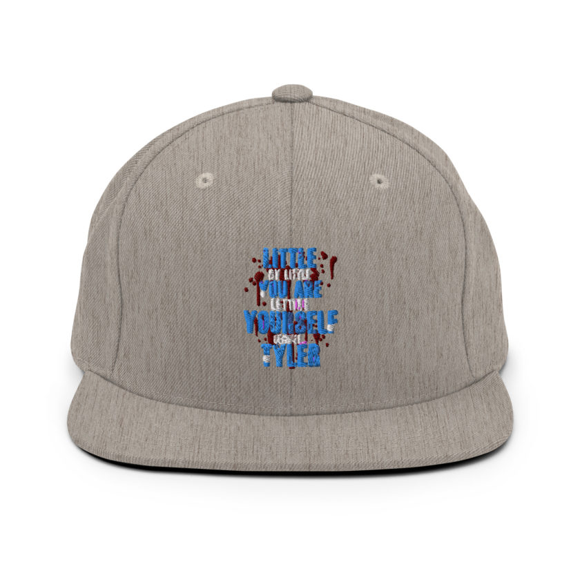 Little by little you are letting yourself become...Tyler Durden - Fight Club  Snapback Hat - Image 19