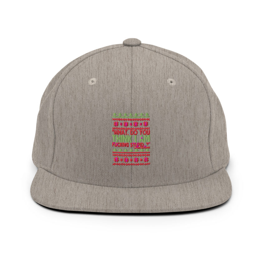 What, do you think I am fucking stupid...? -John Mcclane, Die Hard Snapback Hat - Image 19