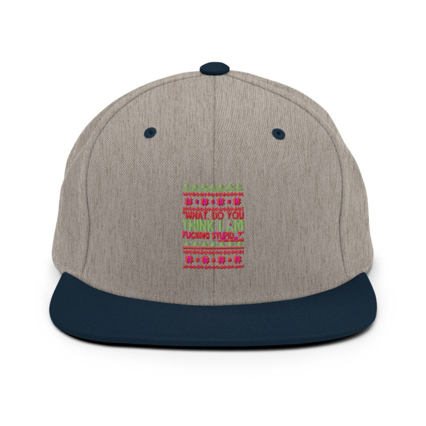 What, do you think I am fucking stupid...? -John Mcclane, Die Hard Snapback Hat - Image 17
