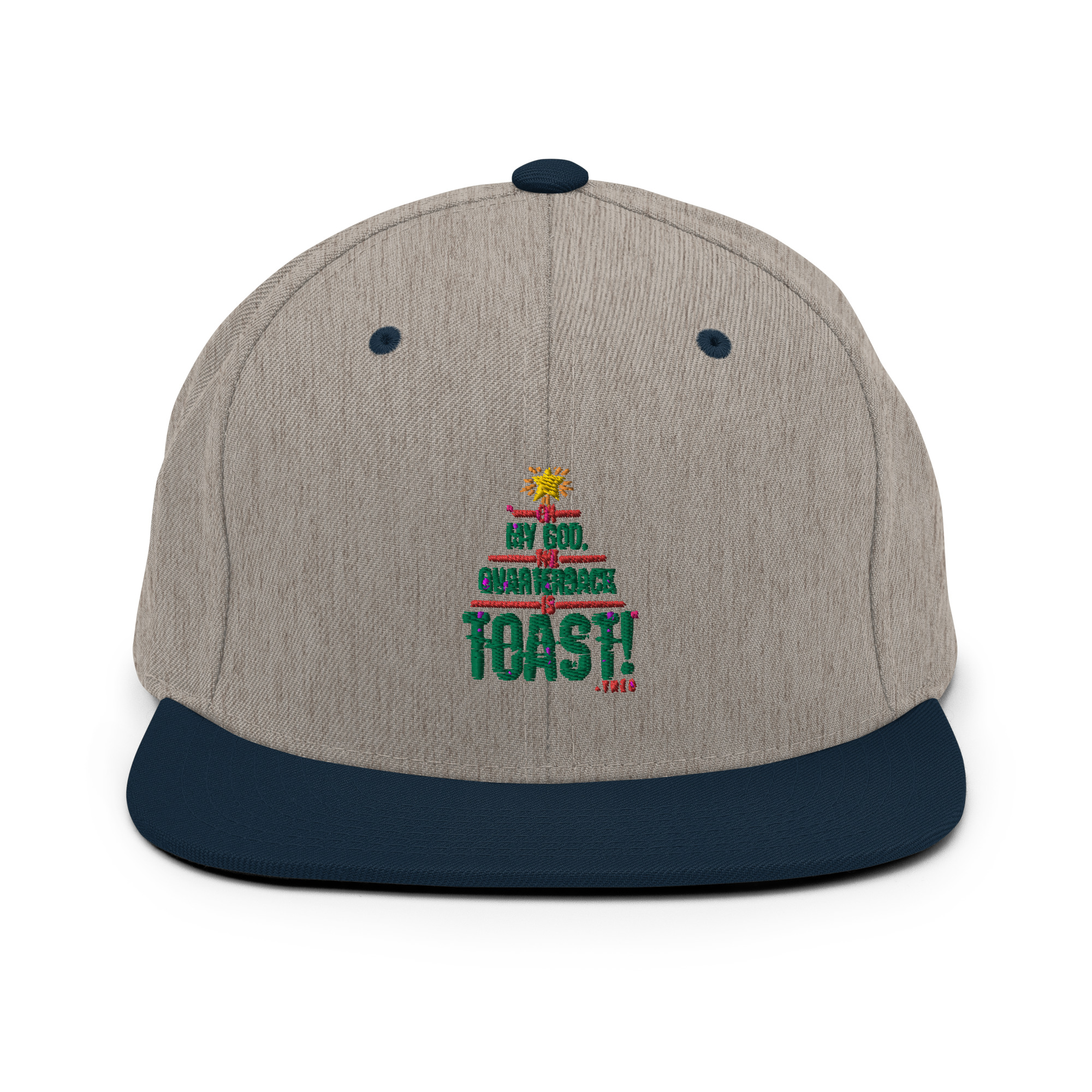 Oh my god, the quarterback IS toast! -Theo, Die Hard Snapback Hat - Image 17