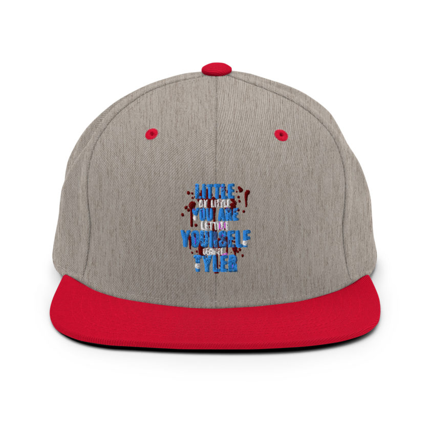 Little by little you are letting yourself become...Tyler Durden - Fight Club  Snapback Hat - Image 18