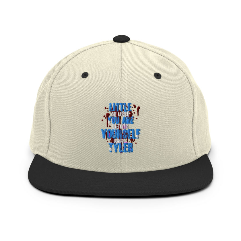 Little by little you are letting yourself become...Tyler Durden - Fight Club  Snapback Hat - Image 20