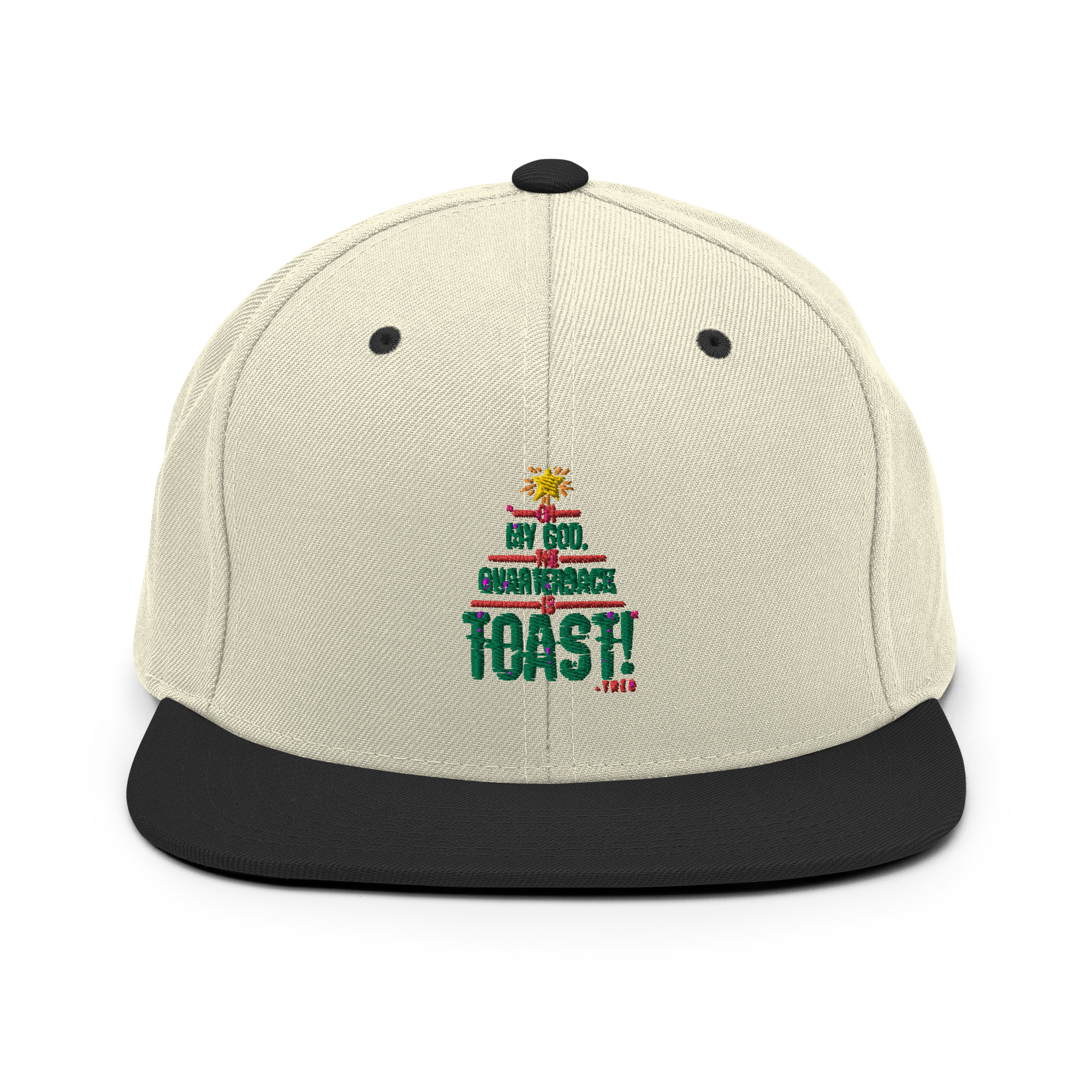 Oh my god, the quarterback IS toast! -Theo, Die Hard Snapback Hat - Image 20
