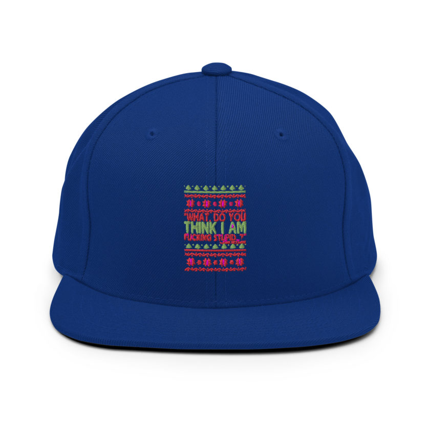 What, do you think I am fucking stupid...? -John Mcclane, Die Hard Snapback Hat - Image 9