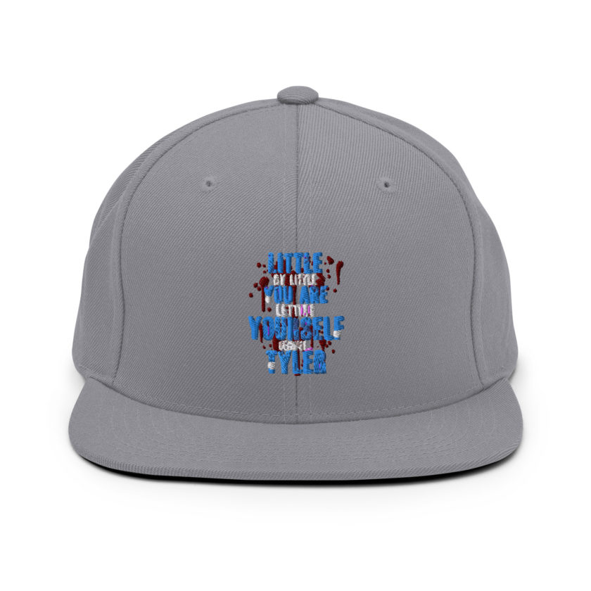 Little by little you are letting yourself become...Tyler Durden - Fight Club  Snapback Hat - Image 16