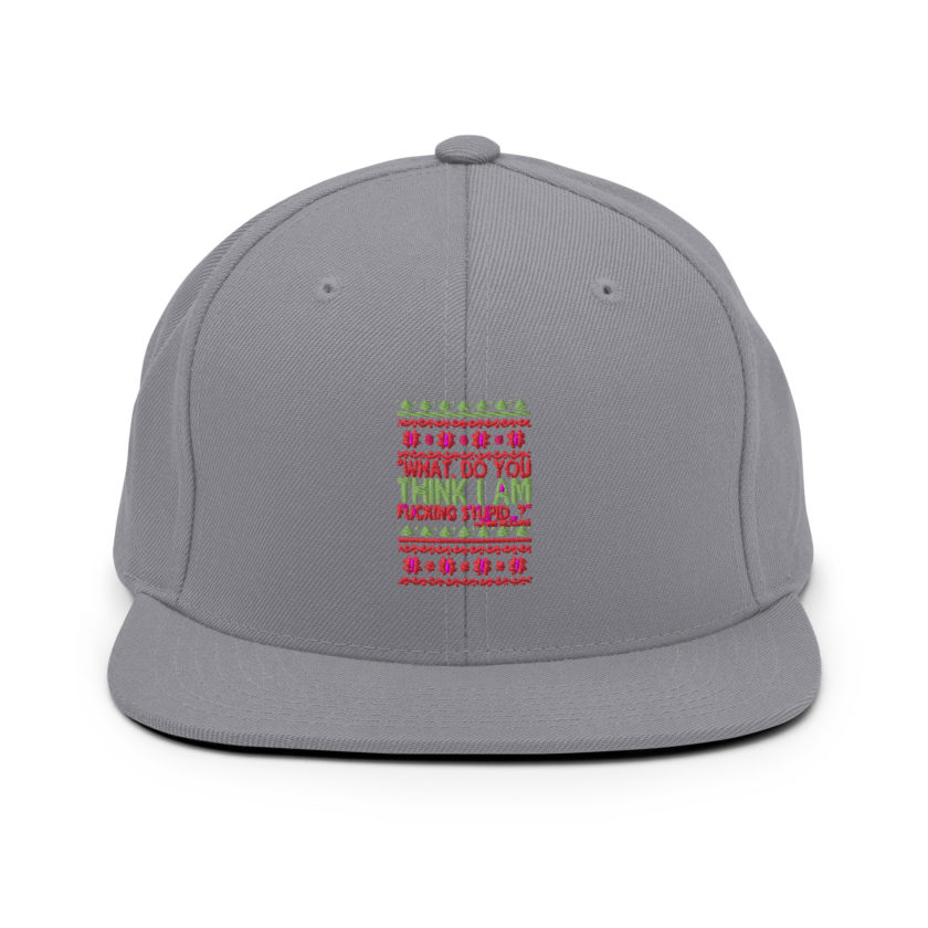 What, do you think I am fucking stupid...? -John Mcclane, Die Hard Snapback Hat - Image 15