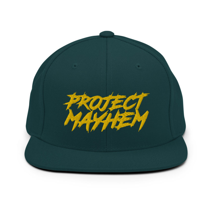Project Mayhem My Eyes Are Open  -Fight Club Snapback Hat - Image 12