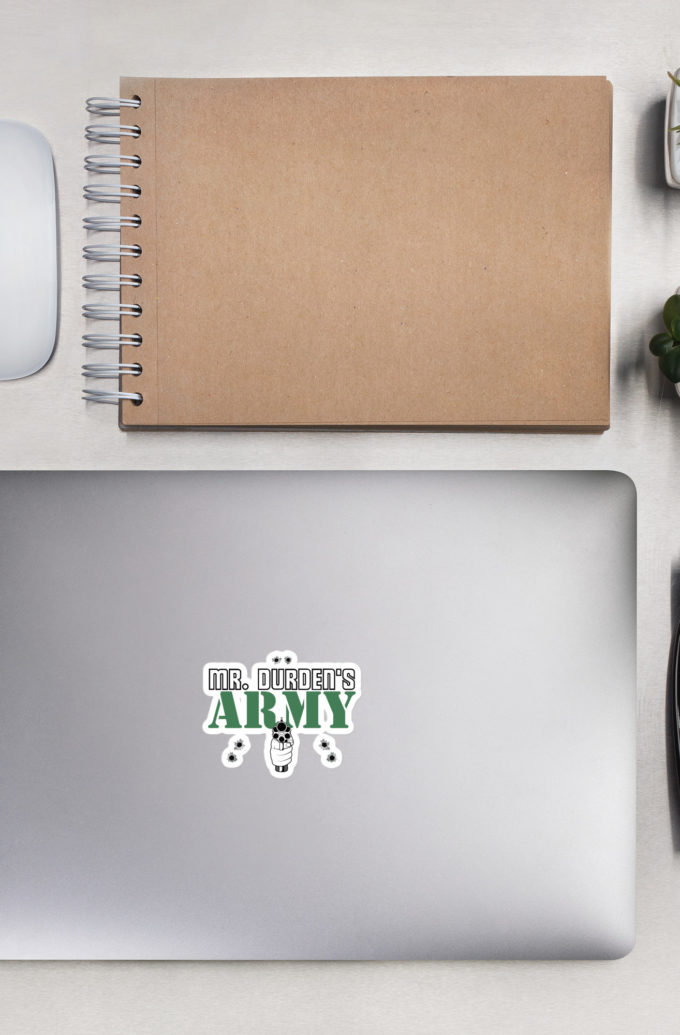 Mr. Durden's Army -Fight Club Bubble-free stickers