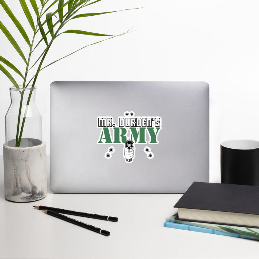 Mr. Durden's Army -Fight Club Bubble-free stickers - Image 8