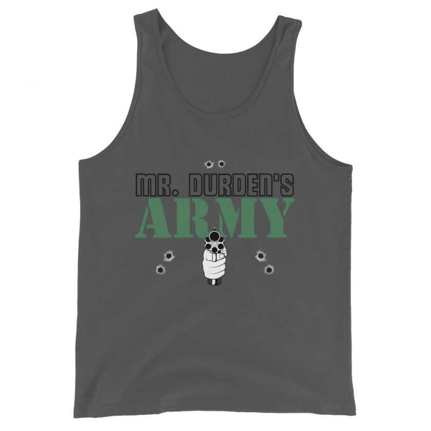 Mr. Durden's Army -Fight Club Unisex Tank Top - Image 3