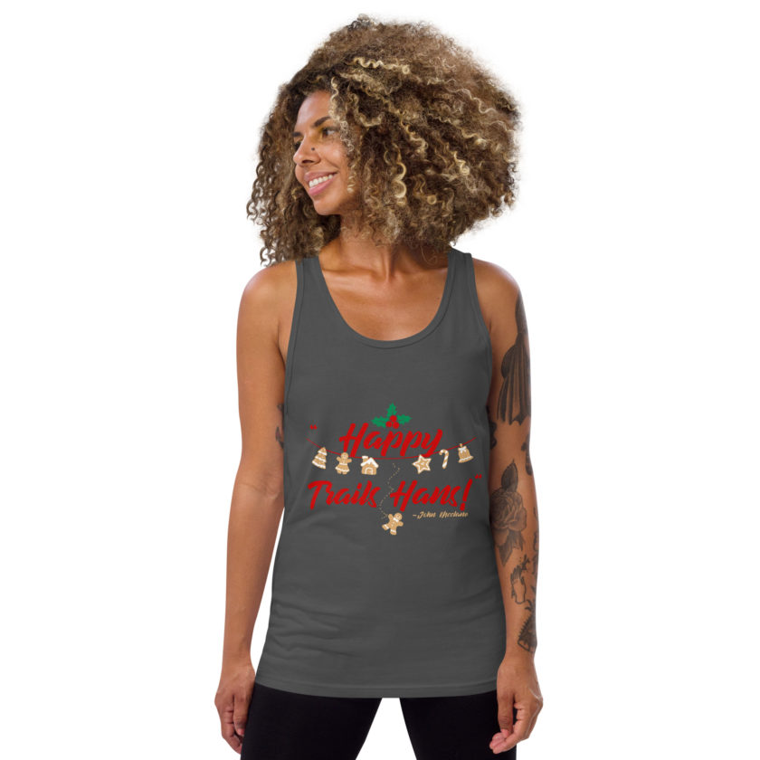 Happy Trails Hans! -John Mcclane, Die Hard Unisex Tank Top - Image 48