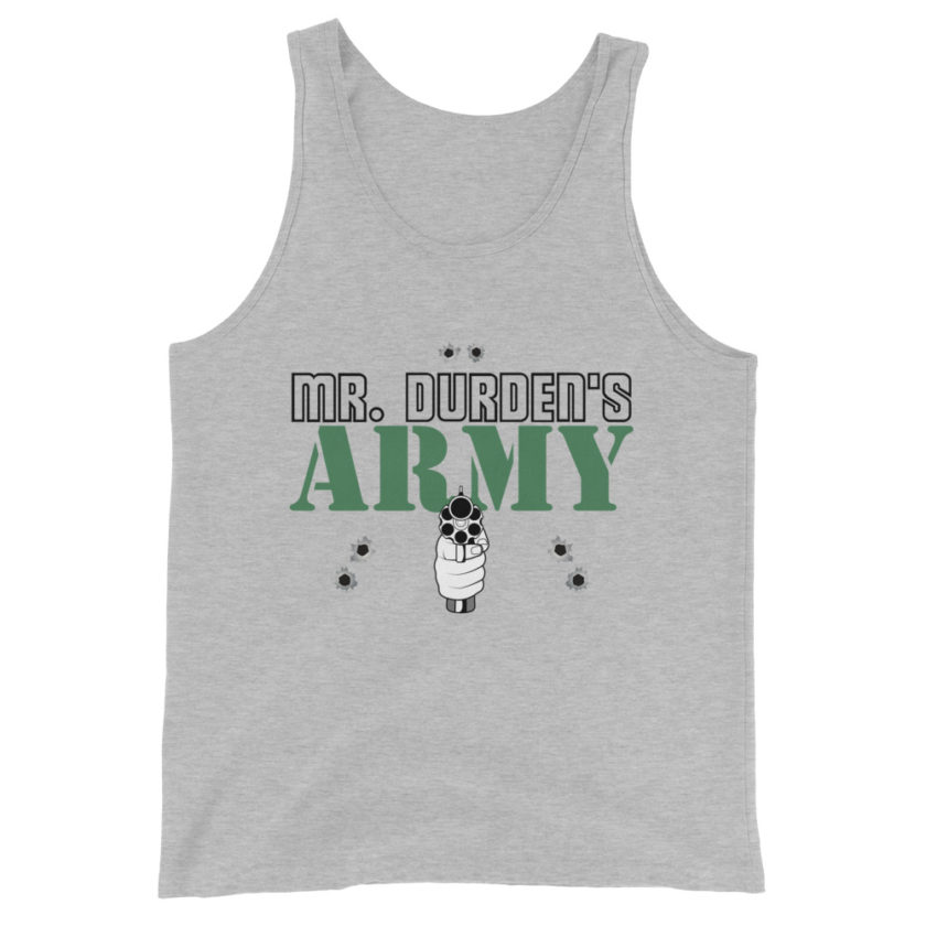 Mr. Durden's Army -Fight Club Unisex Tank Top - Image 5