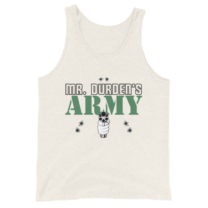 Mr. Durden's Army -Fight Club Unisex Tank Top - Image 6