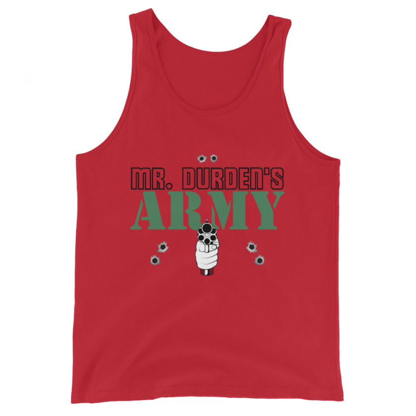 Mr. Durden's Army -Fight Club Unisex Tank Top - Image 2