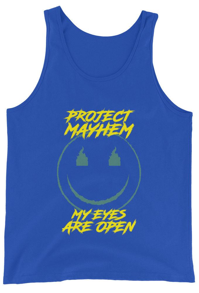 Project Mayhem My Eyes Are Open  -Fight Club Unisex Tank Top