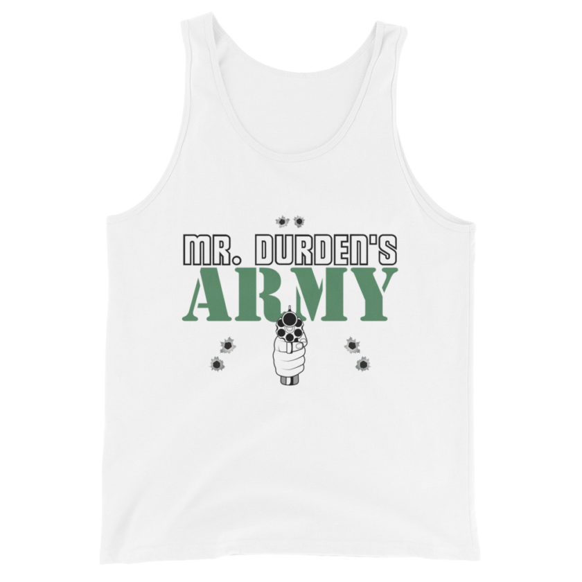 Mr. Durden's Army -Fight Club Unisex Tank Top - Image 7