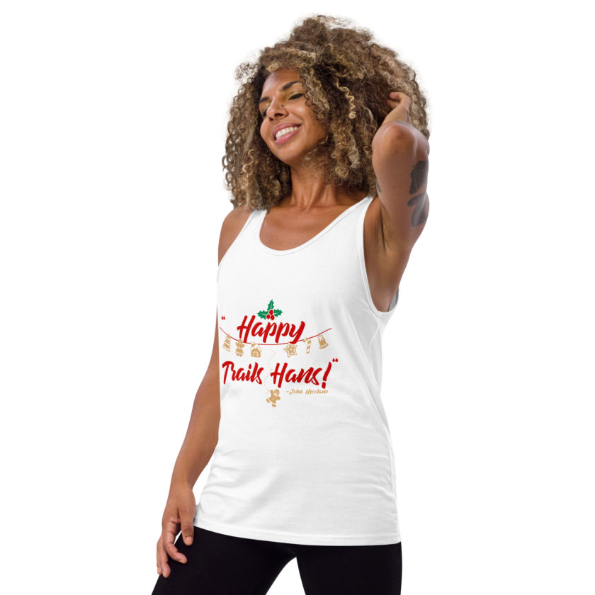 Happy Trails Hans! -John Mcclane, Die Hard Unisex Tank Top - Image 79