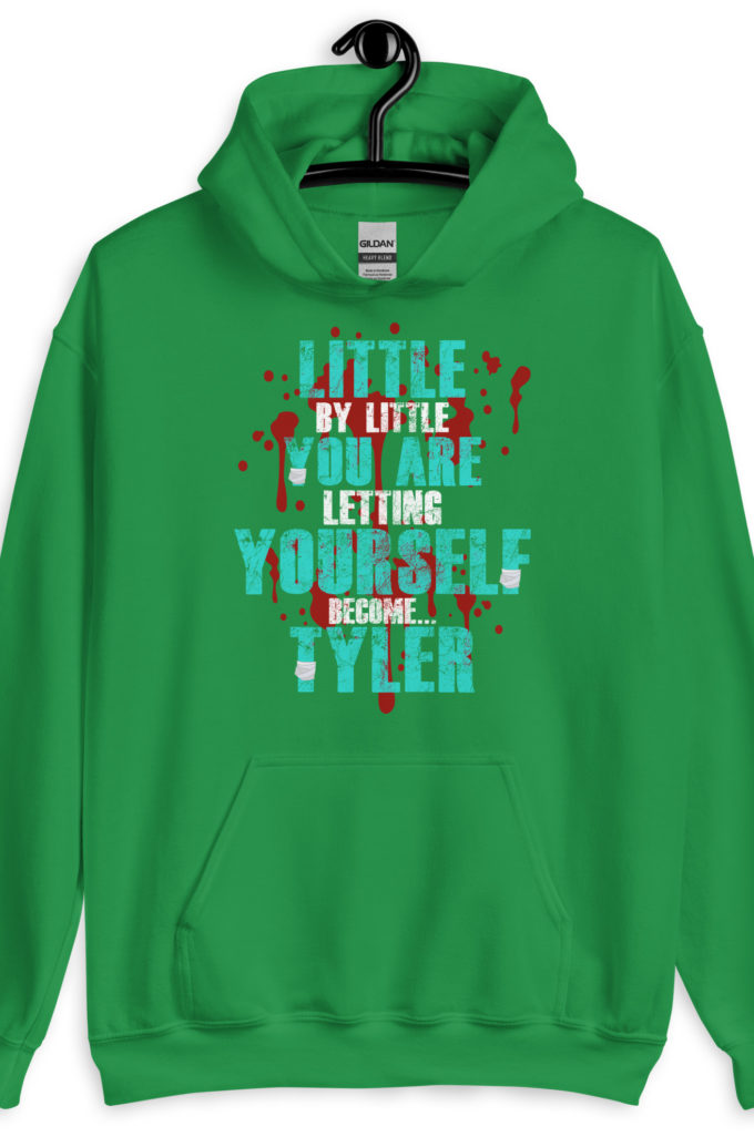 Little by little you are letting yourself become...Tyler Durden - Fight Club  Unisex Hoodie