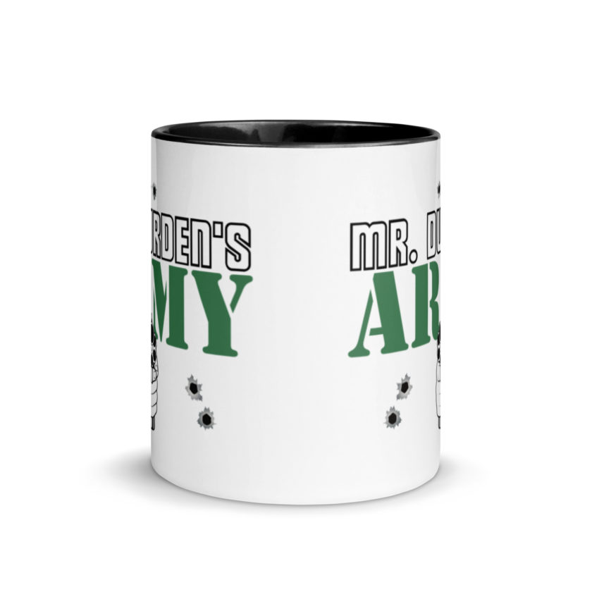 Mr. Durden's Army -Fight Club Mug with Color Inside - Image 3