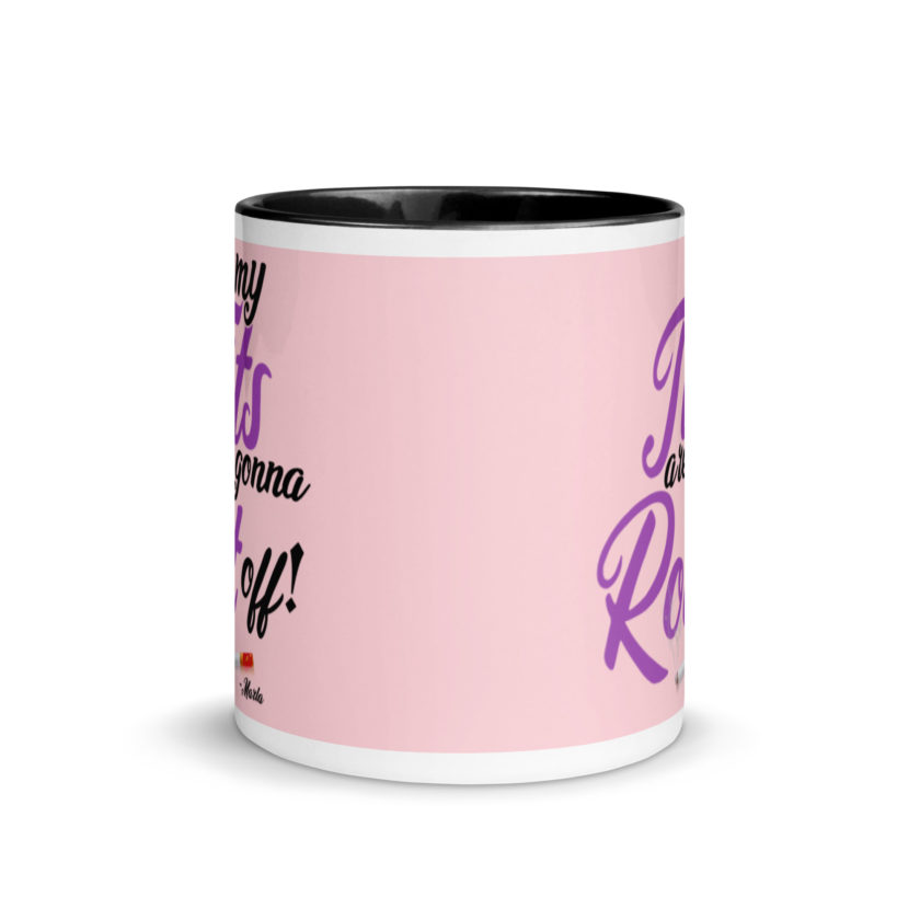 My tits are gonna rot off! -Marla Singer, Fight Club Mug with Color Inside - Image 3