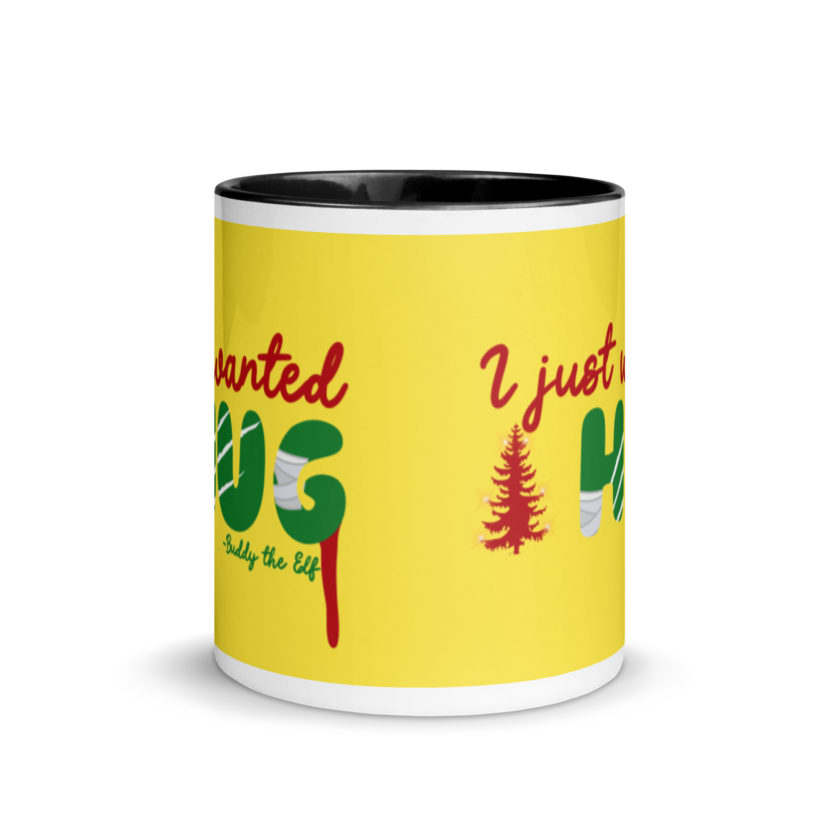 I just wanted a hug -Buddy the Elf, Elf Mug with Color Inside - Image 3