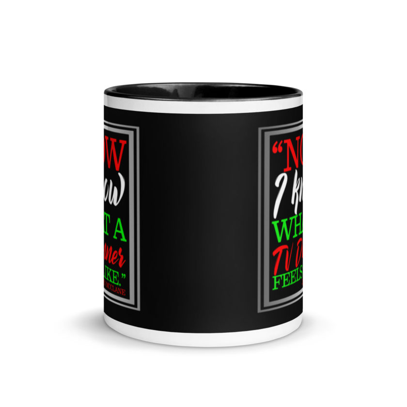 "Now I Know What A TV Dinner Feels Like." -John Mcclane, Die Hard Mug with Color Inside - Image 3