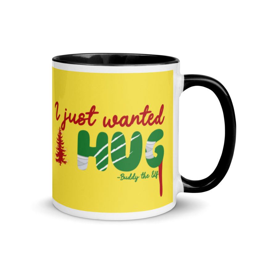 I just wanted a hug -Buddy the Elf, Elf Mug with Color Inside - Image 2