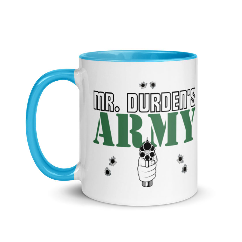 Mr. Durden's Army -Fight Club Mug with Color Inside - Image 12